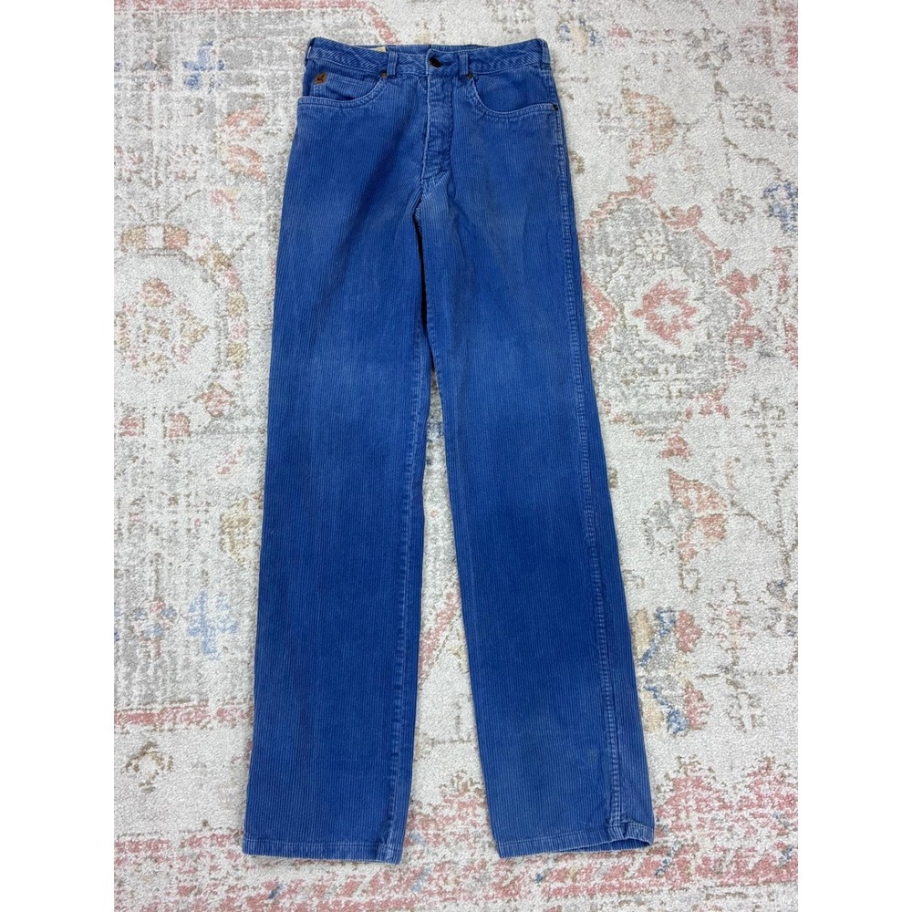 Blue Corduroy 90s Jesse Jeans Straight Leg High Waist Indie Sleaze Skater Cords